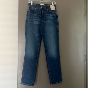 Madewell Curvy Stovepipe Jeans in Pendleton Wash